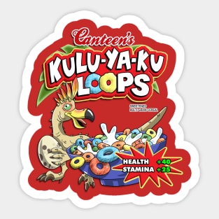 Kulu-Ya-Ku Loops Cereal Sticker